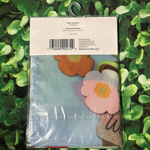 TrueLiving Outdoors Small Garden Springtime Bike Welcome Flag 12.5“ x 18“ NEW - Picture 6 of 6